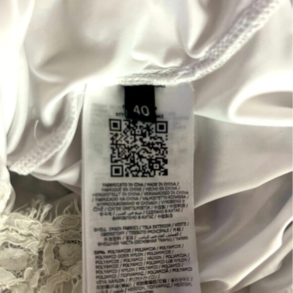 Marciano White Lace Backless Dress - Picture 8 of 8
